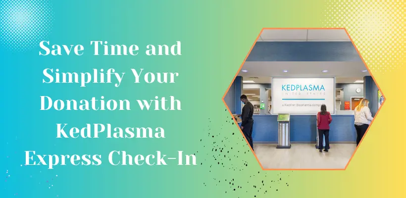 KedPlasma Express Check-In